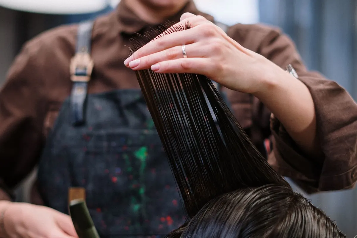 Stock photo used on the Silverbirch Hair Studio sample site